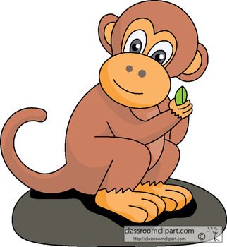 Cartoon Monkey Clip Art N14