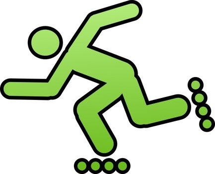 Rollerblades Clip Art