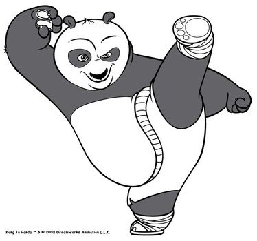 Kung Fu Panda Coloring Pages