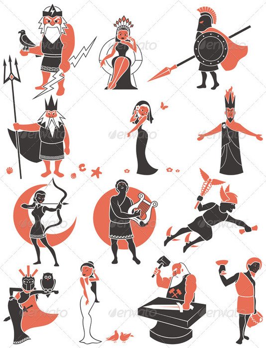 Greek And Roman Gods N2