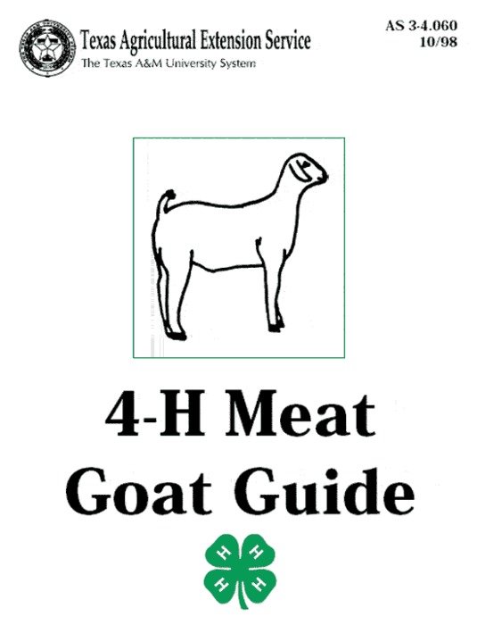 4 H Meat Goat Clip Art