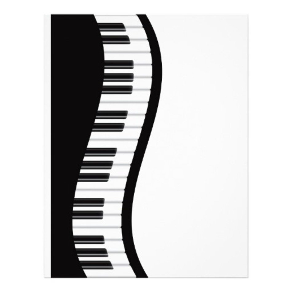 Wavy Piano Keyboard