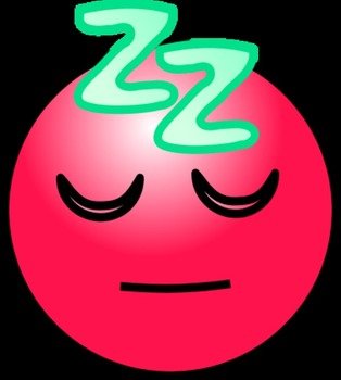 Sleepy Smiley Emoticon Clip Art