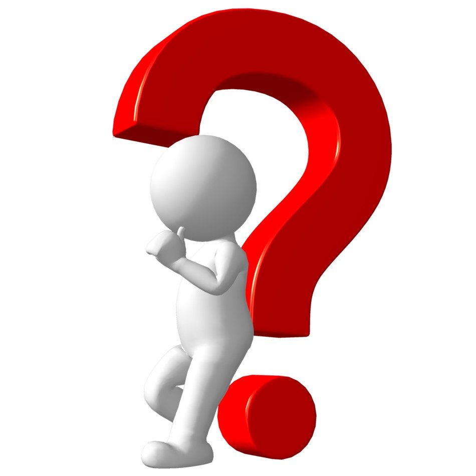 İllustration of Man With Question Mark