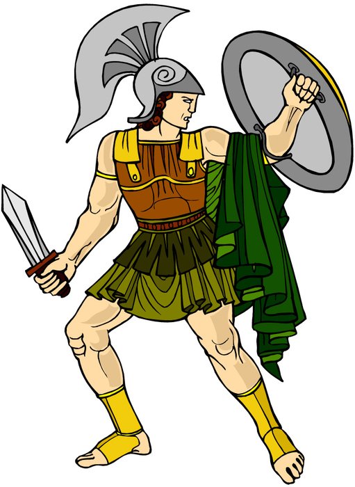 Ares Greek God Cartoon