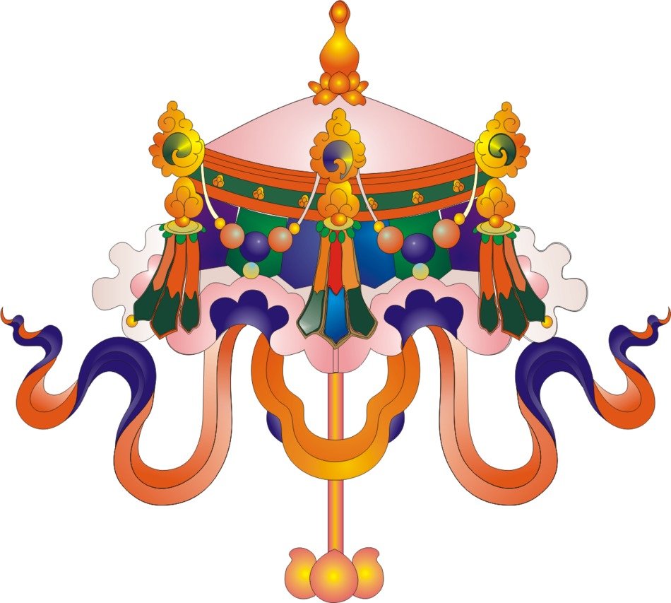 umbrella in buddhism