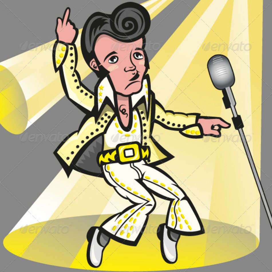 Elvis Dance Clip Art
