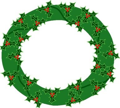 Christmas Wreath Clip Art N13