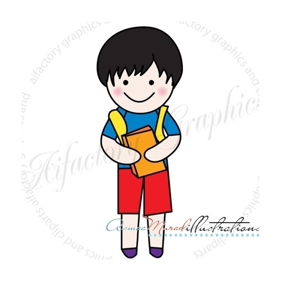 Little Boy Clip Art N12