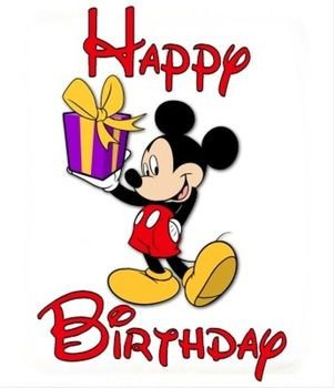 Mickey Mouse Birthday Clip Art