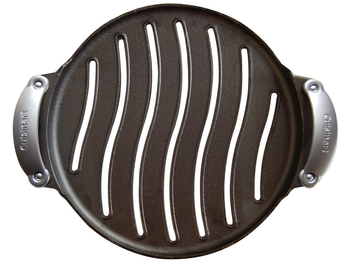 Cuisinart Pre Seasoned Cast Iron Grilled Pizza Set Free Image Download 