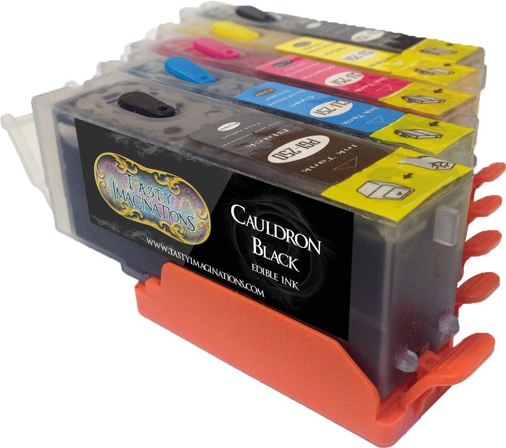 Edible Printer Bundle For Canon Comes With Edible Ink Cartridges And 12 Frosting Sheets 0215