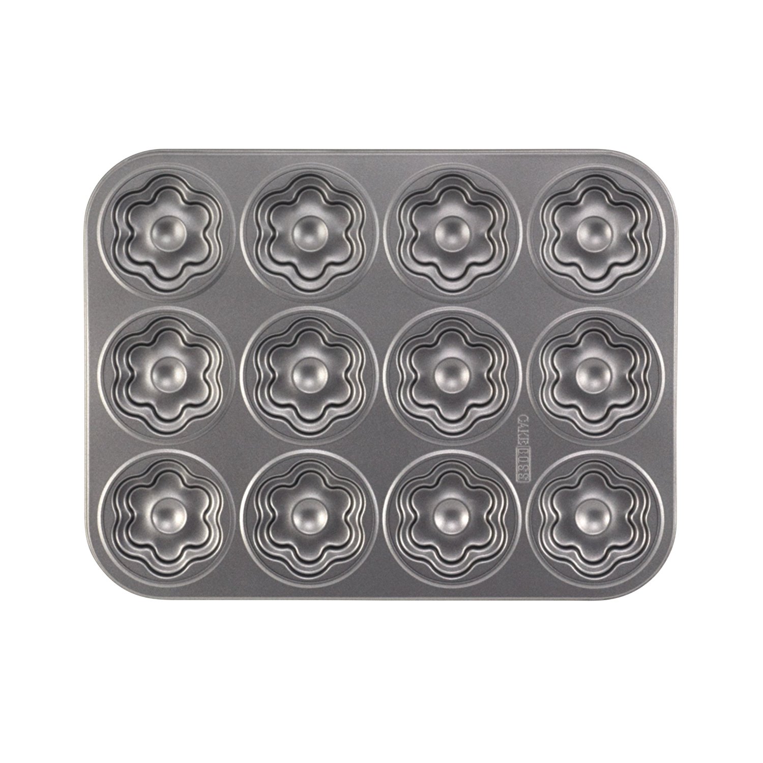 Cake boss specialty nonstick bakeware 2 piece heart flower shaped