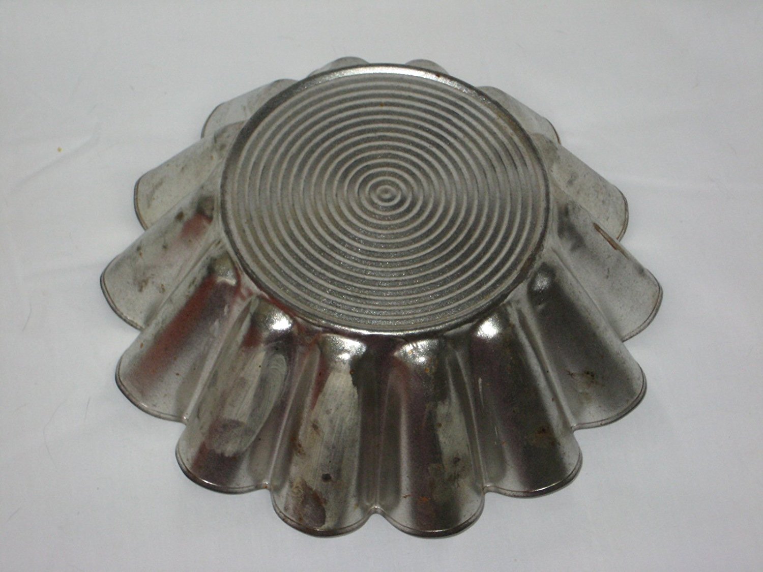 Vintage Tin Metal Jell-O Mold / Cake Baking Pan - 8 1/2 x 3 Inches free ...