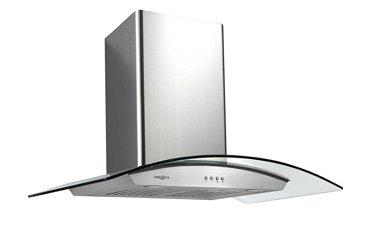 Ancona Tornado III Wall-Mounted Convertible Range Hood, 36-Inch ...