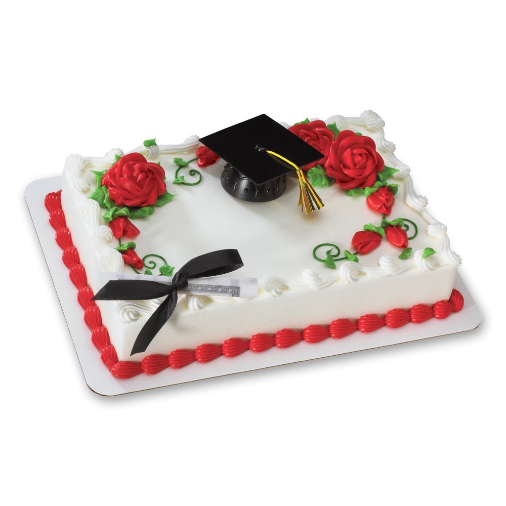 Decopac Black Graduation Cap with Tassel DecoSet Cake Topper free image ...