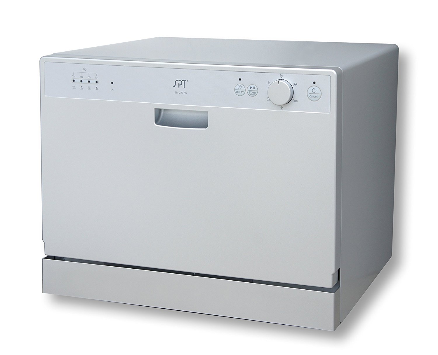 SPT SD2202W Countertop Dishwasher with Delay Start, White N5 free