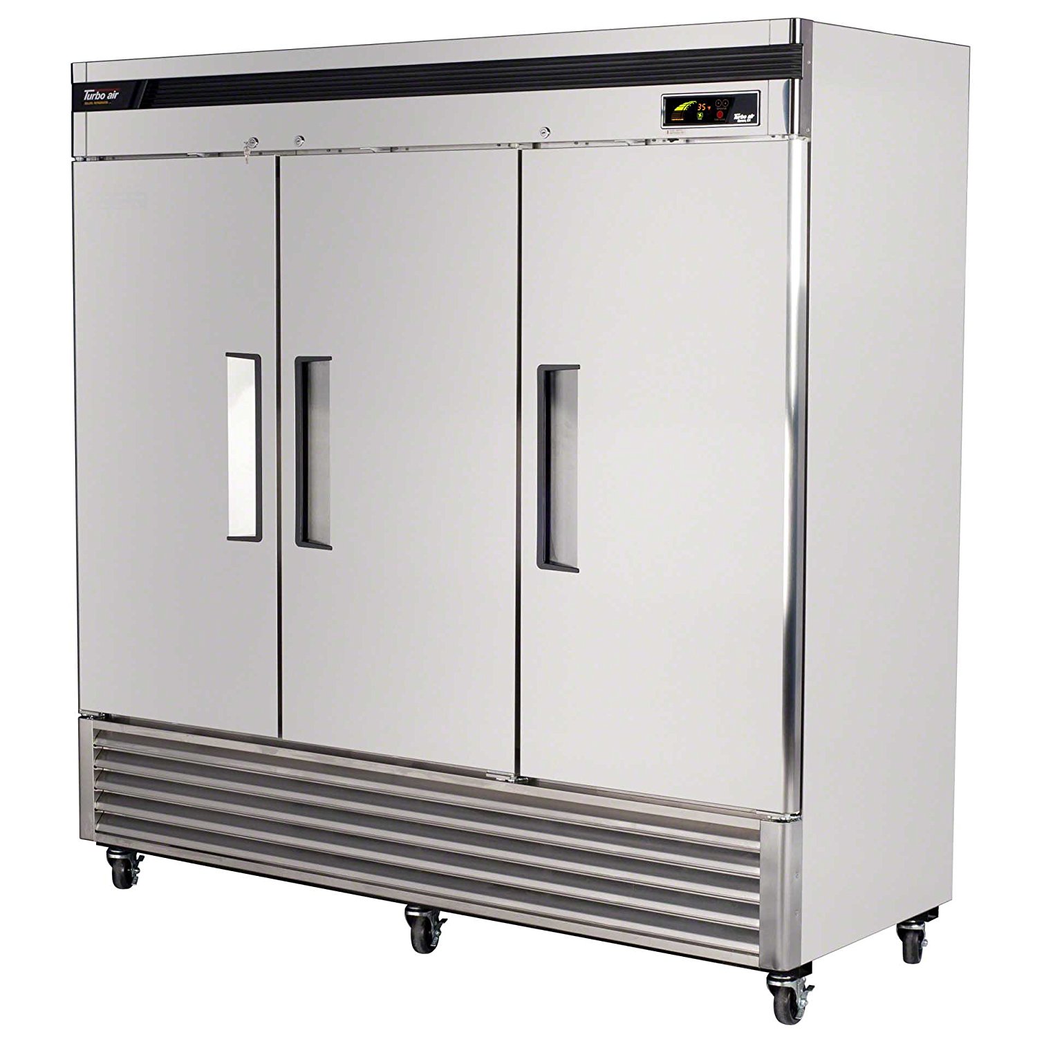 Turbo air tsf 72sd 82 solid door reach in freezer super deluxe