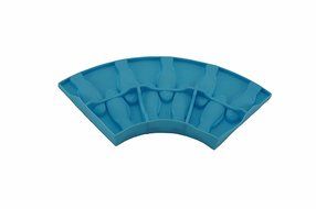 Silicone Fan Fish Shape Cookie Mold with Color Blue N2