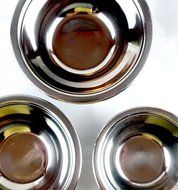 Kitchen Stainless Steel Mixing Bowls - 3 Piece Bowl Set For Prep - 7 inch, 6.25 inch, 5.25 inch N2