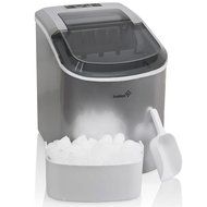Portable Ice Maker for Counterop - Sleek Tinted Clear Top Window Design - 2 Selectable Cube Sizes - Yield Up To... N6