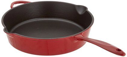 Mario Batali by Dansk Enameled Cast Iron Pizza Pan and Griddle, 12-Inch, Chianti N17