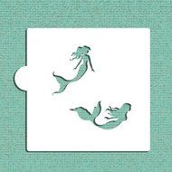Mermaids Cookie and Craft Stencil CM069 by Designer Stencils