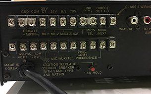 Bogen GS60 AMPLIFIER 60WS DUAL EQ N2