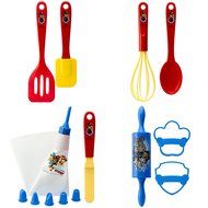 Zak Designs Paw Patrol 15 Piece Baking Set For Kids, Decorated N2