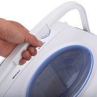 Mini Portable Washing Machine 7.7 lbs Single Tub Compact Washer - Quick-connect Sink Adapter is Included, So You... N5