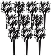 Amscan Funky NHL Party Picks for Any Occasion, 3&quot;, Black/White