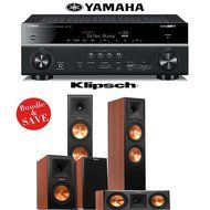 Klipsch RP-280F 5.0 Reference Premiere Home Theater System (Cherry) with Yamaha RX-V781BL 7.2-Ch Network A/V Receiver N2