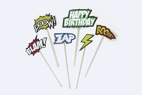 Doiy DYCAKETCO - Pack of 6 Cake Toppers N3