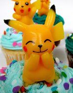 POKEMON ~12 Piece Birthday Cupcake Topper Set Featuring 12 RANDOM Pokemon Figures N3