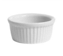 Ramekin Fluted - White - 4 1/2oz. Size: 3 1/2'' (4 Dozen/Unit)