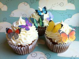 Edible Butterflies &copy; - Small Assorted Set of 24 - Cake and Cupcake Toppers, Decoration