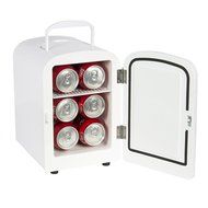Portable Mini Fridge Cooler and Warmer Auto Car Boat Home Office AC &amp; DC White N6