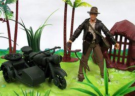 Indiana Jones Birthday Cake Topper Set Featuring Indiana Jones and Themed Decorative Pieces N9