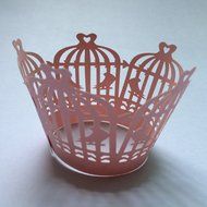 CozyT 50 PACK Birdcage Design Cupcake Wrappers Artistic Bake Cake Paper Cups Vine Lace Laser Cut Liner Baking... N2