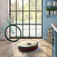 bObsweep Standard Robotic Vacuum And Mop Cleaner, Champagne (Complete Set) w/ Bonus: Premium Microfiber Cleaner... N5