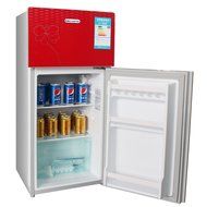 102L 2-Door Upright Freezer Fruits Beer Beverages Mini Refrigerator Cooler Office / Home Compact Fridge 3.6 cf... N3