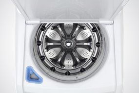 LG H/E Super Capacity H/E Top Load Laundry Pair with Powerful StainCare Technology WT4870CW DLE4870W (ELECTRIC... N5