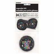 Happy New Years Cupcake Kit for 24 N2