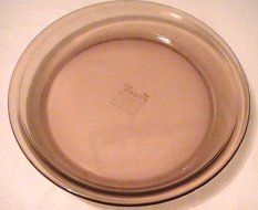Corning Pyrex Amber 9" Pie Pan #209 N2