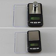 Rectangular Box Modeling Mini Electronic Scales 500g/0.01g,Plastic 12X6.2X2CM