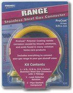 RANGE SAFETY PLUS GAS CONNECTOR 4 FT