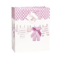 Pink Stork Girl Baby Shower Cupcake Kit for 24 N11