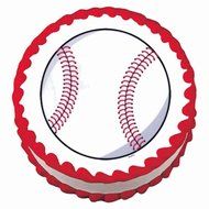 1/4 Sheet ~ Baseball/Softball Birthday ~ Edible Image Cake/Cupcake Topper!!!
