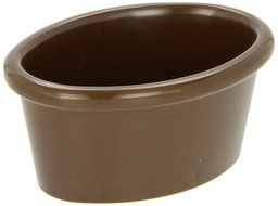 Carlisle S31069 Chocolate 2 Oz. Oval Melamine Ramekin (Case of 48)