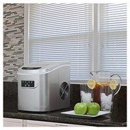 27 lb. Portable Ice Maker in Metallic Silver- A freestanding ice maker that is ETL certified and meets all standards... N4